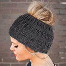 Women Headwrap Ponytail Beanies Hat - Winter Warm Ear Warmer Head Wrap