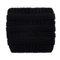 Women Headwrap Ponytail Beanies Hat - Winter Warm Ear Warmer Head Wrap